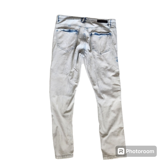 CJ Black Premium Men's Jeans Slim Skinny Flex Distressed  32/30 - Picture 2 of 11